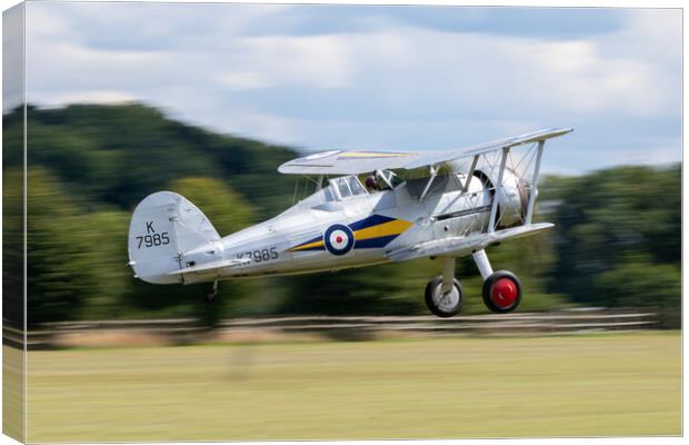 Gloster Gladiator K7985 Canvas Print by J Biggadike