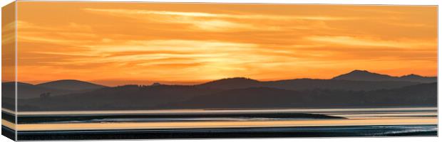 Sunset at Sandside Canvas Print by Keith Douglas