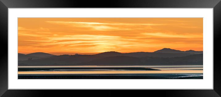 Sunset at Sandside Framed Mounted Print by Keith Douglas