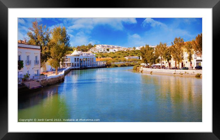 Tavira town in the Algarve, Portugal - 6 - Orton glow Edition  Framed Mounted Print by Jordi Carrio