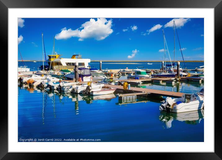 Visit to the city of Olhao, Algarve - 1 - Orton glow Edition Framed Mounted Print by Jordi Carrio