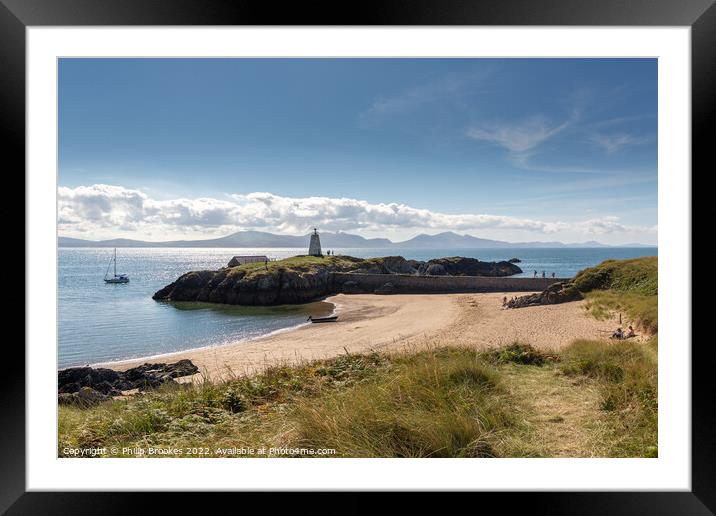 Twr Bach Tower, Anglesey Framed Mounted Print by Philip Brookes