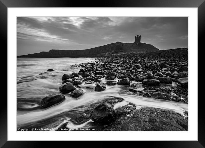 Majestic Ruins of Dunstanburgh Castle Framed Mounted Print by Rick Bowden