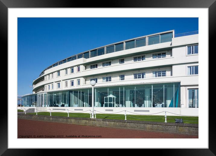 The Midland Hotel from the Promenade Framed Mounted Print by Keith Douglas