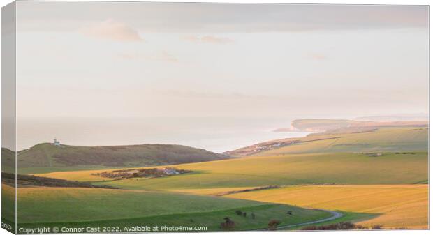 Beachy Head Seaview  Canvas Print by Connor Cast