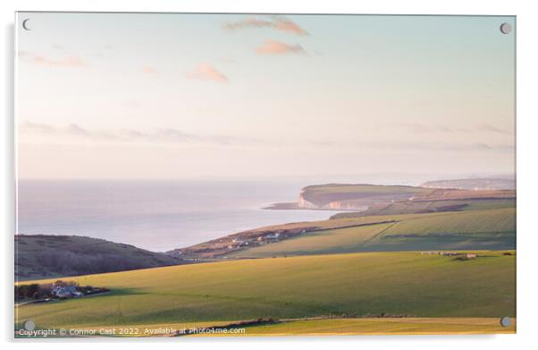 Seaview from Beachy Head  Acrylic by Connor Cast