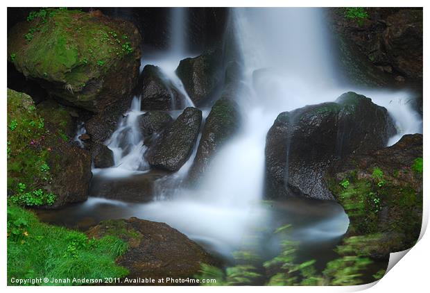 Dragon Head Falls in Nikko Print by Jonah Anderson Photography