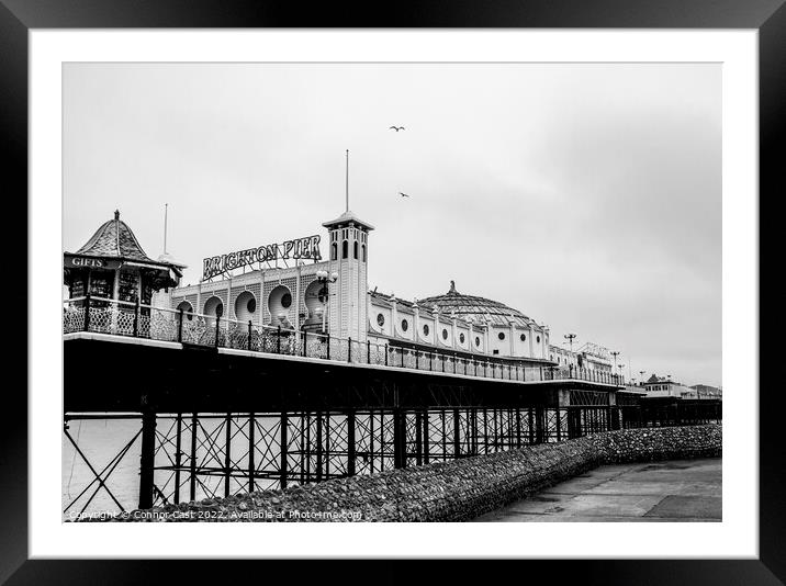 Brighton Pier Framed Mounted Print by Connor Cast