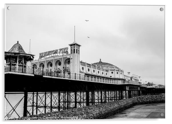 Brighton Pier Acrylic by Connor Cast