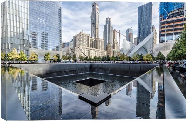 Never Forgetting Ground Zero Canvas Print by Valerie Paterson