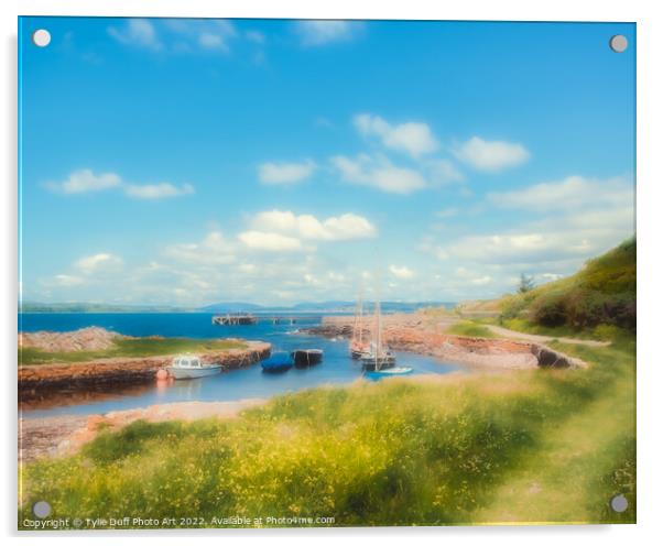 Lazy Summer Day At Portencross Acrylic by Tylie Duff Photo Art