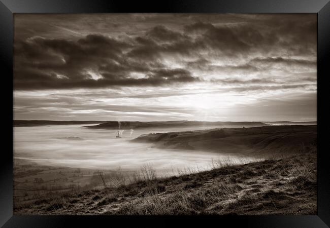 Hope Valley Sunrise Framed Print by Darren Galpin