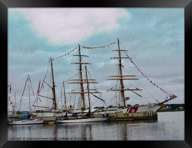 Tall Ships Framed Print by Stephanie Moore