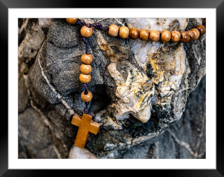 Rosary and Rock Framed Mounted Print by Gerry Walden LRPS
