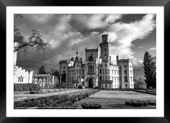 Castle Hluboka nad Vltavou. Czechia. Framed Mounted Print by Sergey Fedoskin