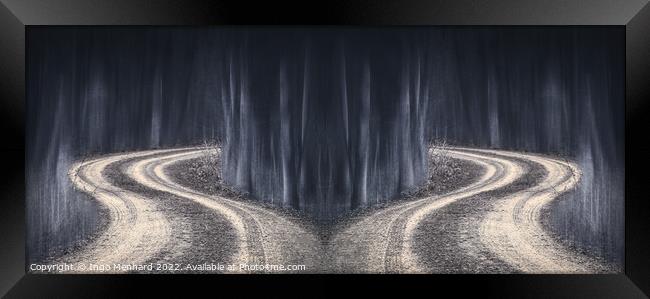 Ghost roads Framed Print by Ingo Menhard