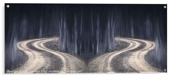 Ghost roads Acrylic by Ingo Menhard