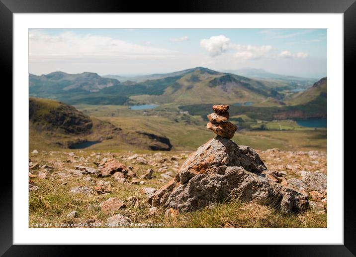 Tranquility in Snowdon  Framed Mounted Print by Connor Cast