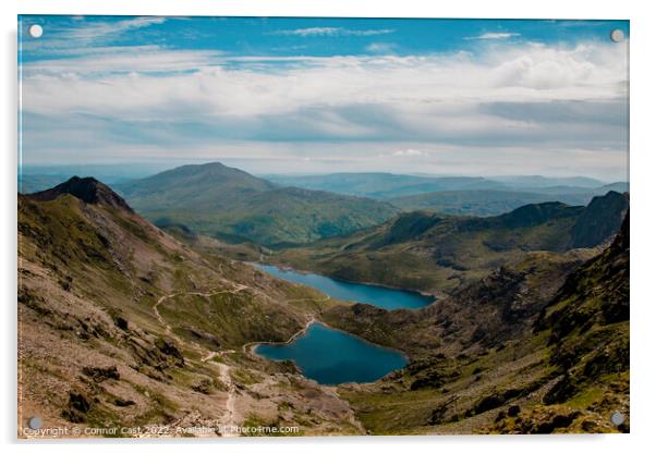 Lakes of Snowdon  Acrylic by Connor Cast
