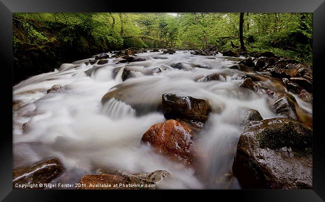 The Rapids, Pontneddfechan Framed Print by Creative Photography Wales