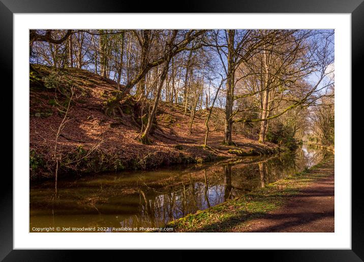 Brecon & Monmouthshire Canal Framed Mounted Print by Joel Woodward