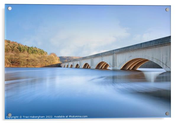 Ashopton Viaduct Derwent Reservoir Acrylic by Traci Habergham