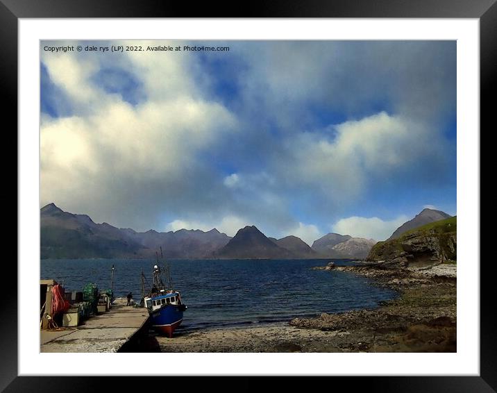 ELGOL-SKYE Framed Mounted Print by dale rys (LP)