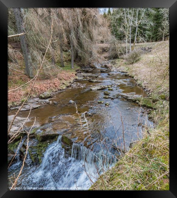 Hudeshope Beck near Middleton in Teesdale (2) Framed Print by Richard Laidler