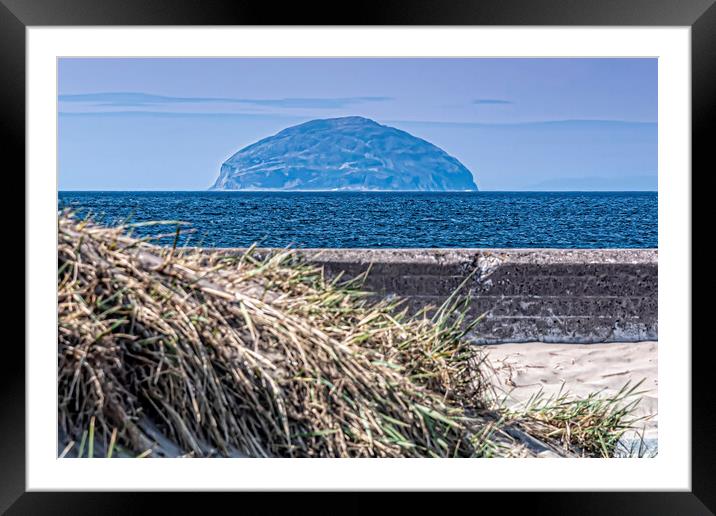 Magnificent Ailsa Craig Framed Mounted Print by Valerie Paterson
