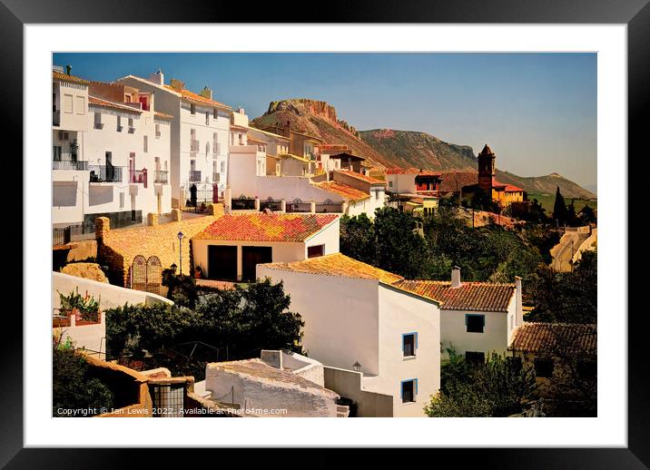 Rooftops of Vélez Blanco Framed Mounted Print by Ian Lewis