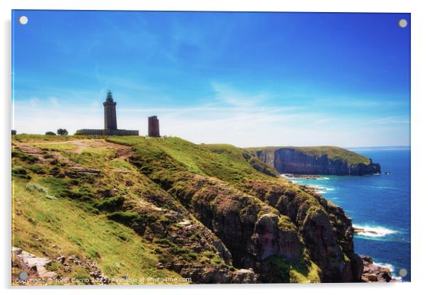 Cape Frehel Lighthouses - C1506-1569-GLA Acrylic by Jordi Carrio