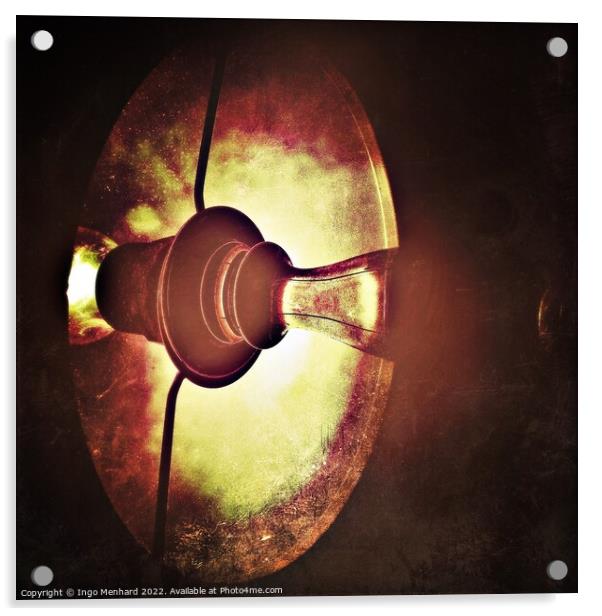 The power lamp artwork Acrylic by Ingo Menhard