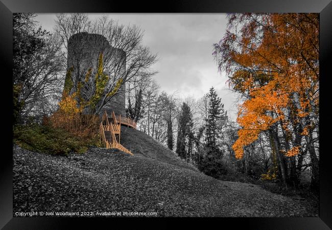 Bronllys Castle  Framed Print by Joel Woodward
