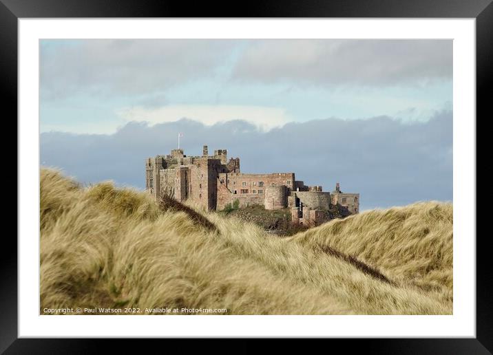 Nestled in the Dunes Framed Mounted Print by Paul Watson