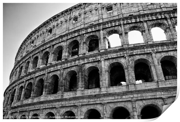 Colosseum Rome Print by Andy Brownlie