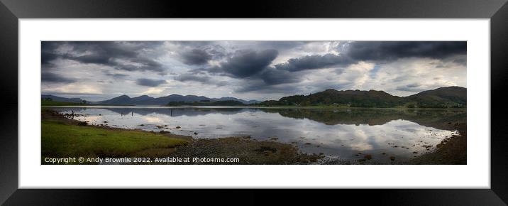 Loch Laich Framed Mounted Print by Andy Brownlie