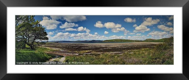 Isle of Bute Beach Framed Mounted Print by Andy Brownlie