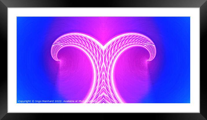 Wave of fortune Framed Mounted Print by Ingo Menhard