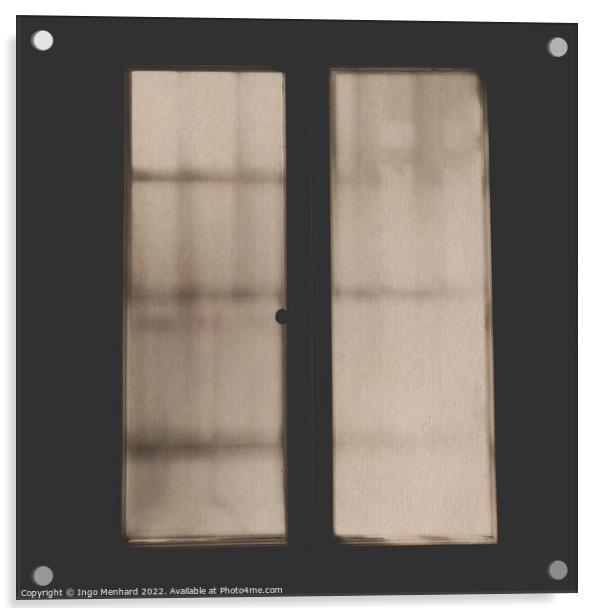 Behind the window Acrylic by Ingo Menhard