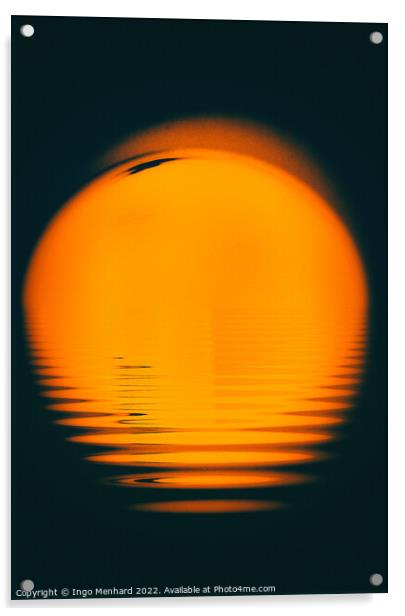 Flowing sun Acrylic by Ingo Menhard