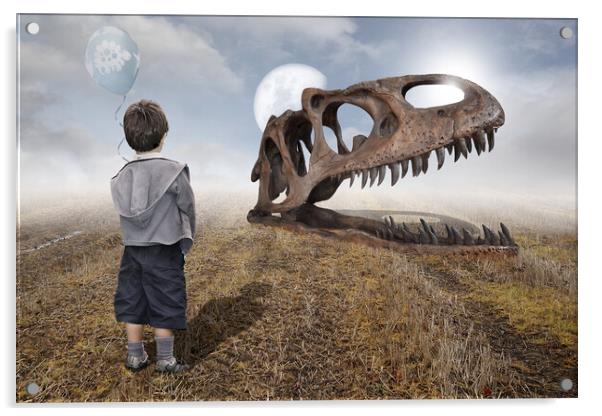 Didureallythinkyousaurus? Acrylic by Dave Urwin