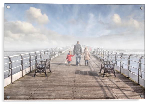 The Pier Acrylic by Dave Urwin