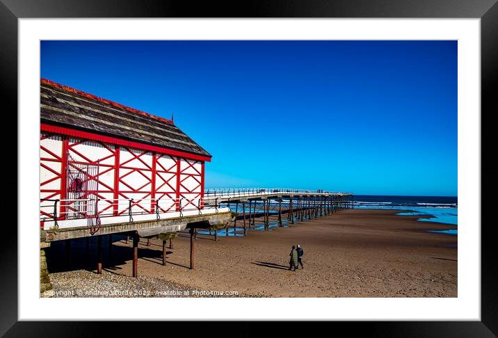 Saltburn Pier  Framed Mounted Print by Andrew  Sturdy