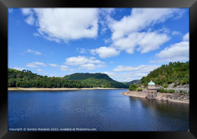 Garreg Ddu Reservoir, Elan Valley, Powys, Mid Wales Framed Print by Gordon Maclaren