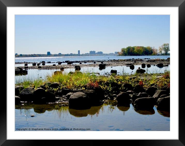The Ottawa River Framed Mounted Print by Stephanie Moore