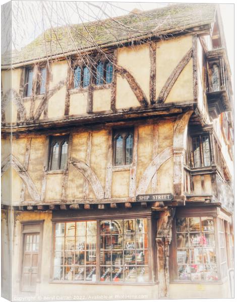 Ancient Charm in Oxford Canvas Print by Beryl Curran