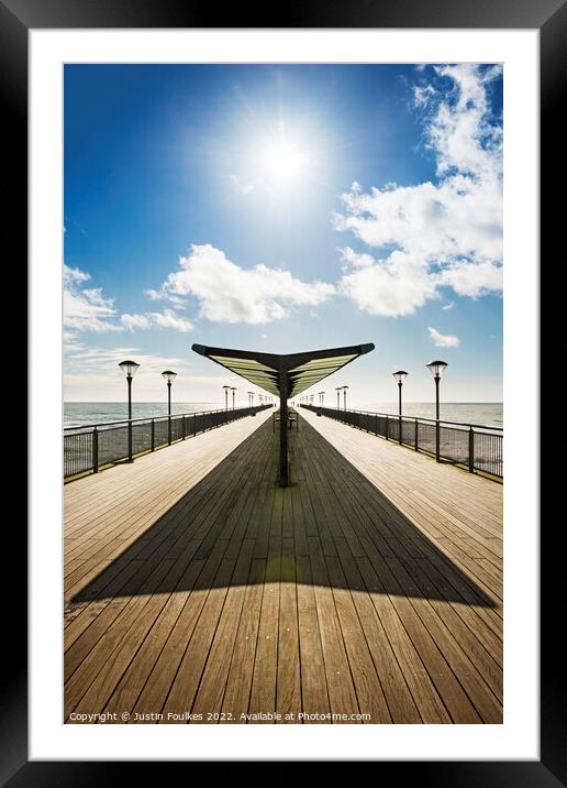 Boscombe Pier, Bournemouth Framed Mounted Print by Justin Foulkes