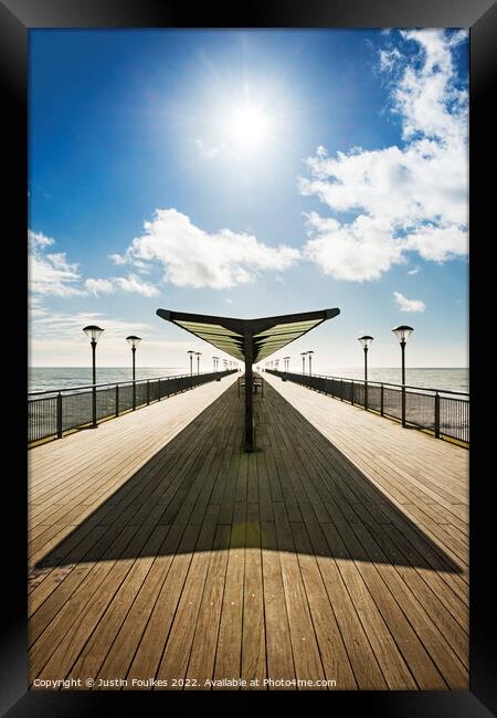 Boscombe Pier, Bournemouth Framed Print by Justin Foulkes