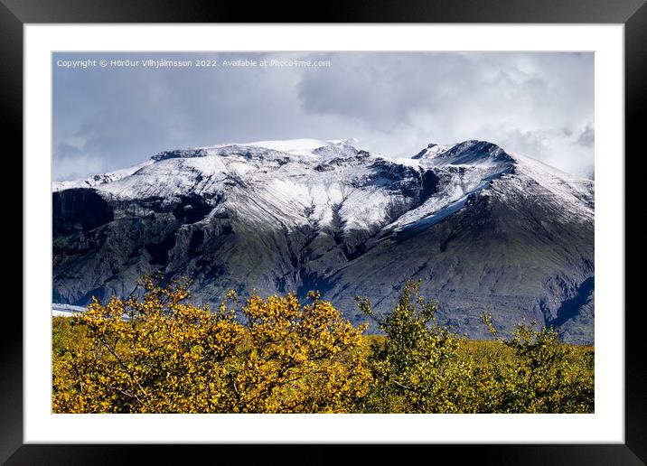  National Park,Skaftafell,Iceland. Framed Mounted Print by Hörður Vilhjálmsson