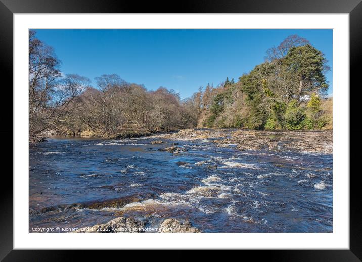 River Tees at Howgill Cottage,  Bowlees Framed Mounted Print by Richard Laidler